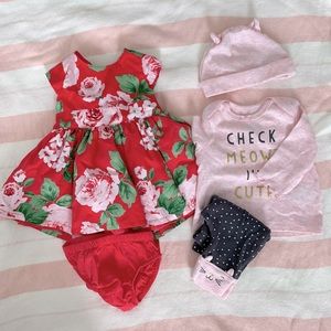 Newborn baby girl outfits